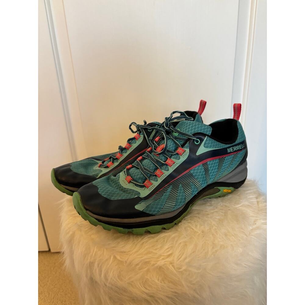 Merrell Siren Edge 3 Womens 11 Hiking Shoes Polar Blue Mesh Trail Sneakers